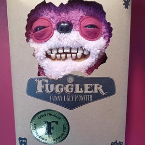 Plush Gold edition Fun Fuggler, ugly toys, Heart Fuggler, gift idea, Halloween decor, gift idea