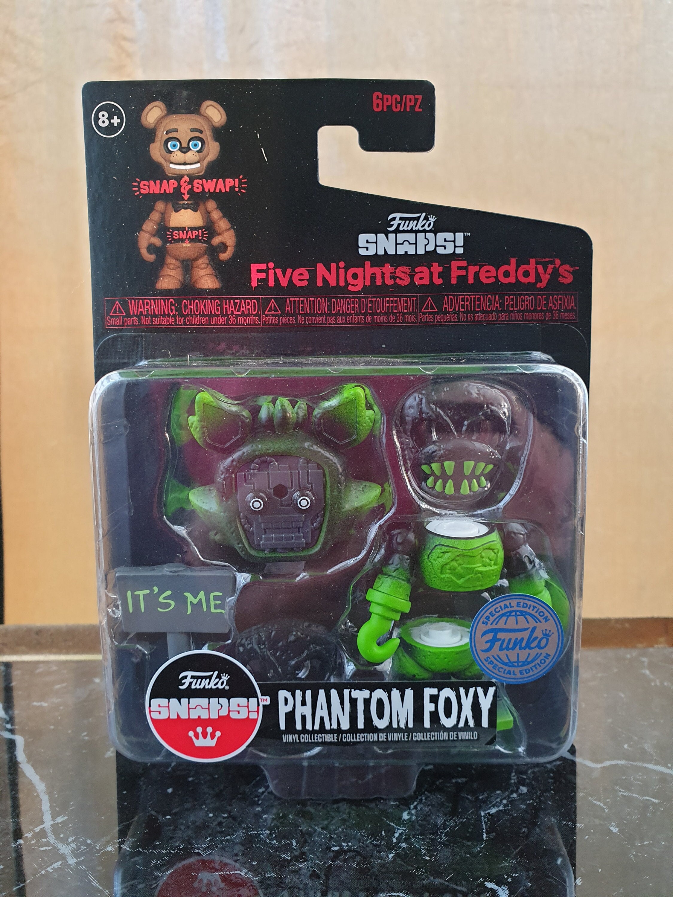 TOY MEXICAN FIGURE JUMBO FOXY FIVE NIGHTS AT FREDDY'S ANIMATRONICS 8 INCHES