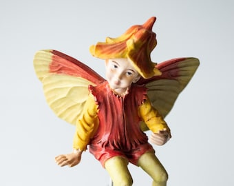 Nasturtium Flower Fairy Figurine, Series XV1, Cicely Mary Barker