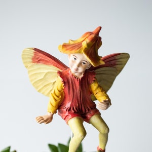 Nasturtium Flower Fairy Figurine, Series XV1, Cicely Mary Barker