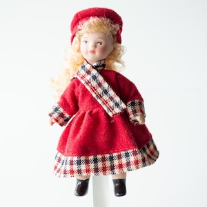 Vintage Small Greenbriar International Porcelain Doll &quot;French Girl&quot;