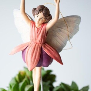 Fuchsia Flower Fairy Figurine, Series XVI ~ Cicely Mary