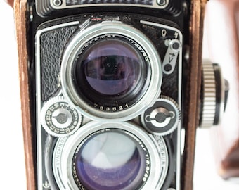 LEICA - WALZ BAY3 ビンテージフード ROLLEI80mm 2.8 ベイ3 Vintage Bay III Blue Filter For Rolleiflex 2.8F, 2.8E TLR