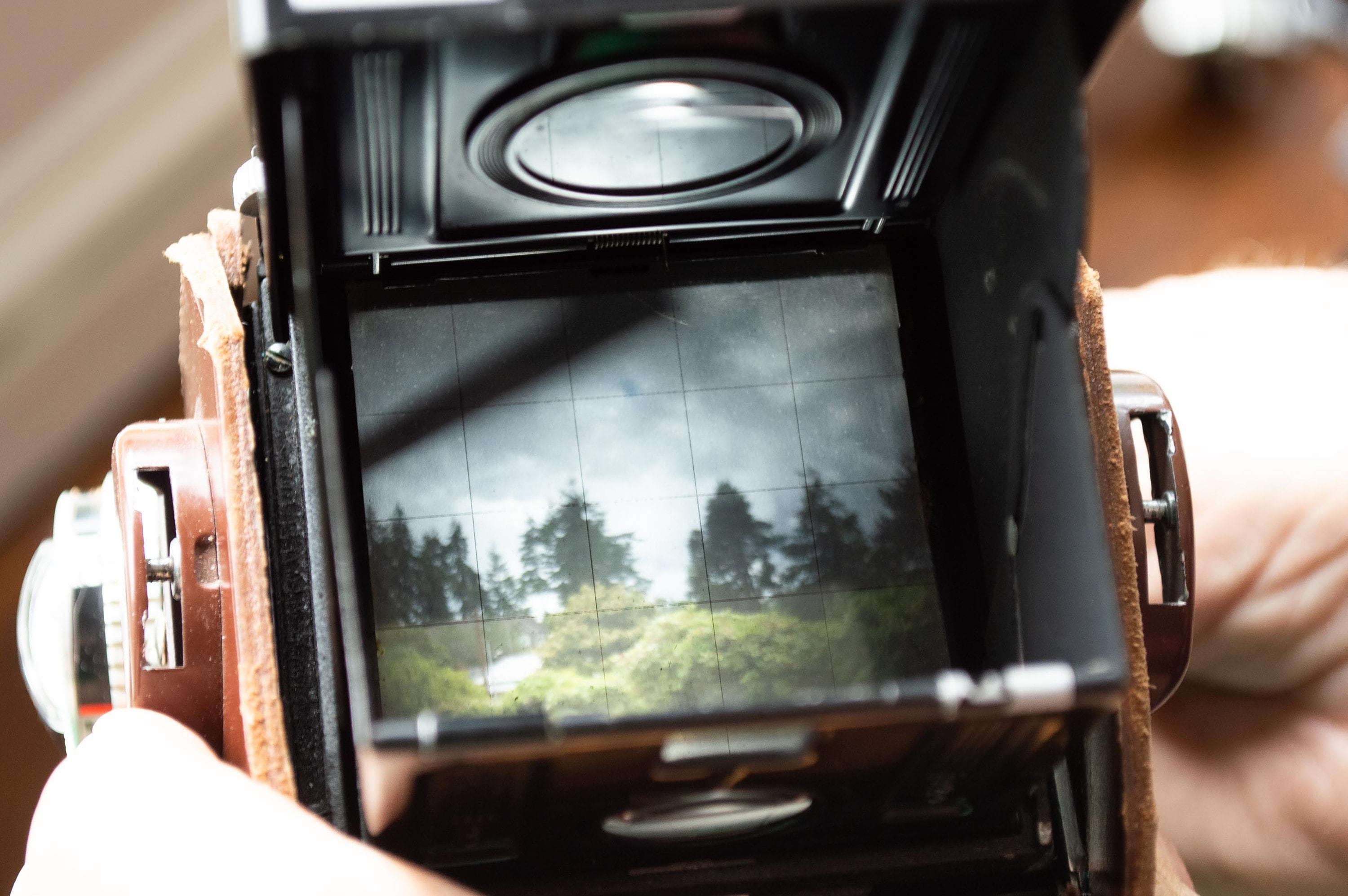LEICA - WALZ BAY3 ビンテージフード ROLLEI80mm 2.8 ベイ3 New Bay III Metal Lens Shade Square Lens Hood for Rolleiflex