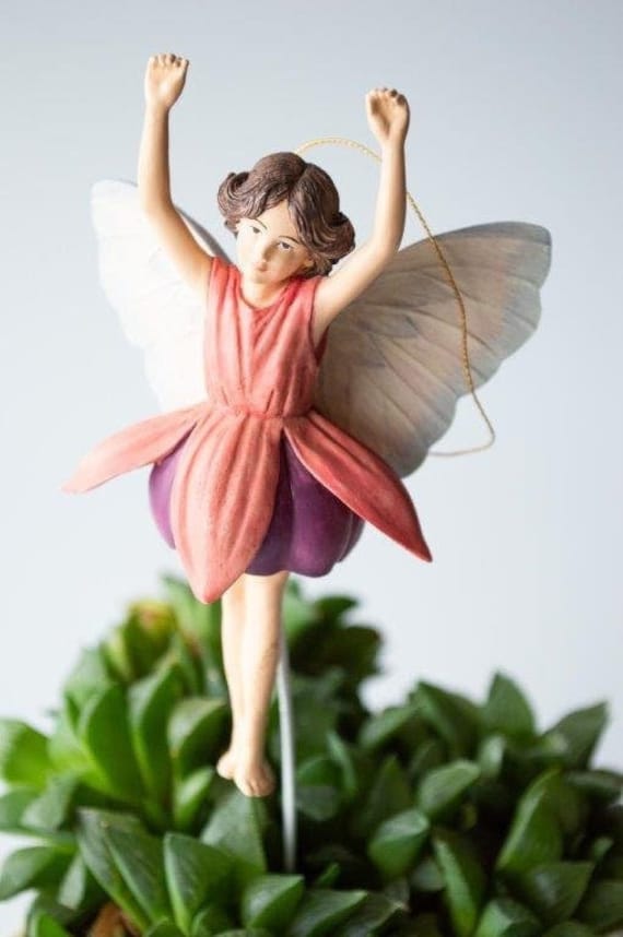 Fuchsia Flower Fairy Figurine, Series XV1, Cicely Mary Barker - Etsy
