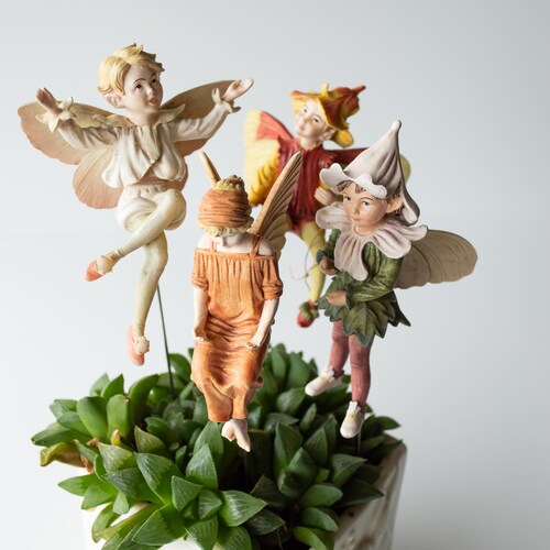 Fuchsia Flower Fairy Figurine, Series XV1, Cicely Mary Barker - Etsy