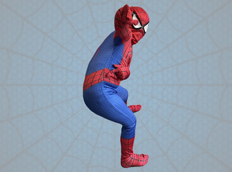 Realistic Kids Spiderman Fancy Dress Costume image 8