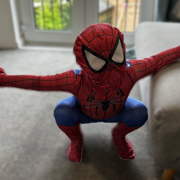 Realistic Kids Spiderman Fancy Dress Costume