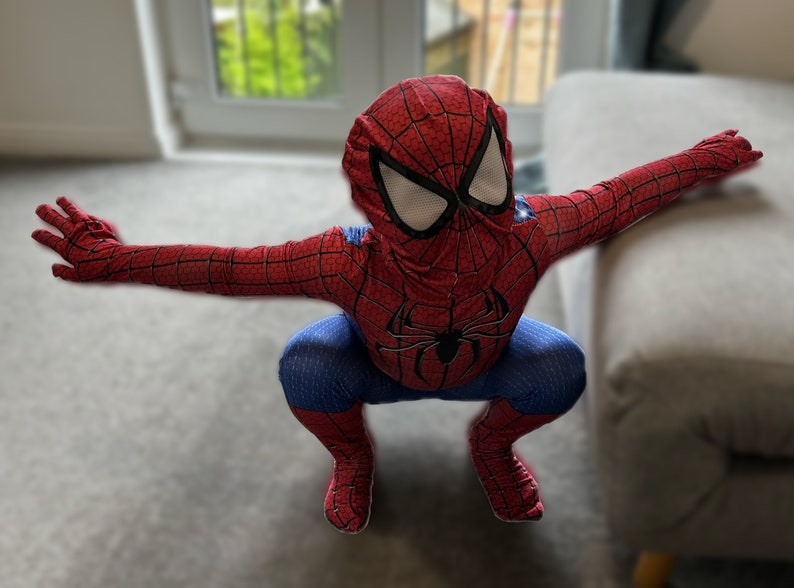 Realistic Kids Spiderman Fancy Dress Costume image 1