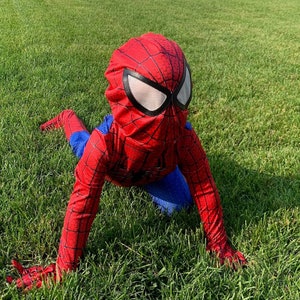 Realistic Kids Spiderman Fancy Dress Costume image 3