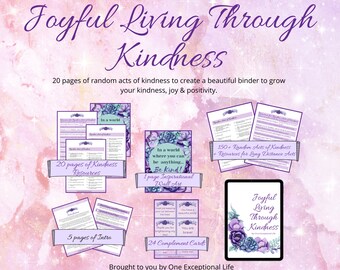 Kindness Ideas | Faith Bundle | Kindness Printable | Kindness Cards | Compliment Cards | Kindness Matters | Inspirational Cards for Women |