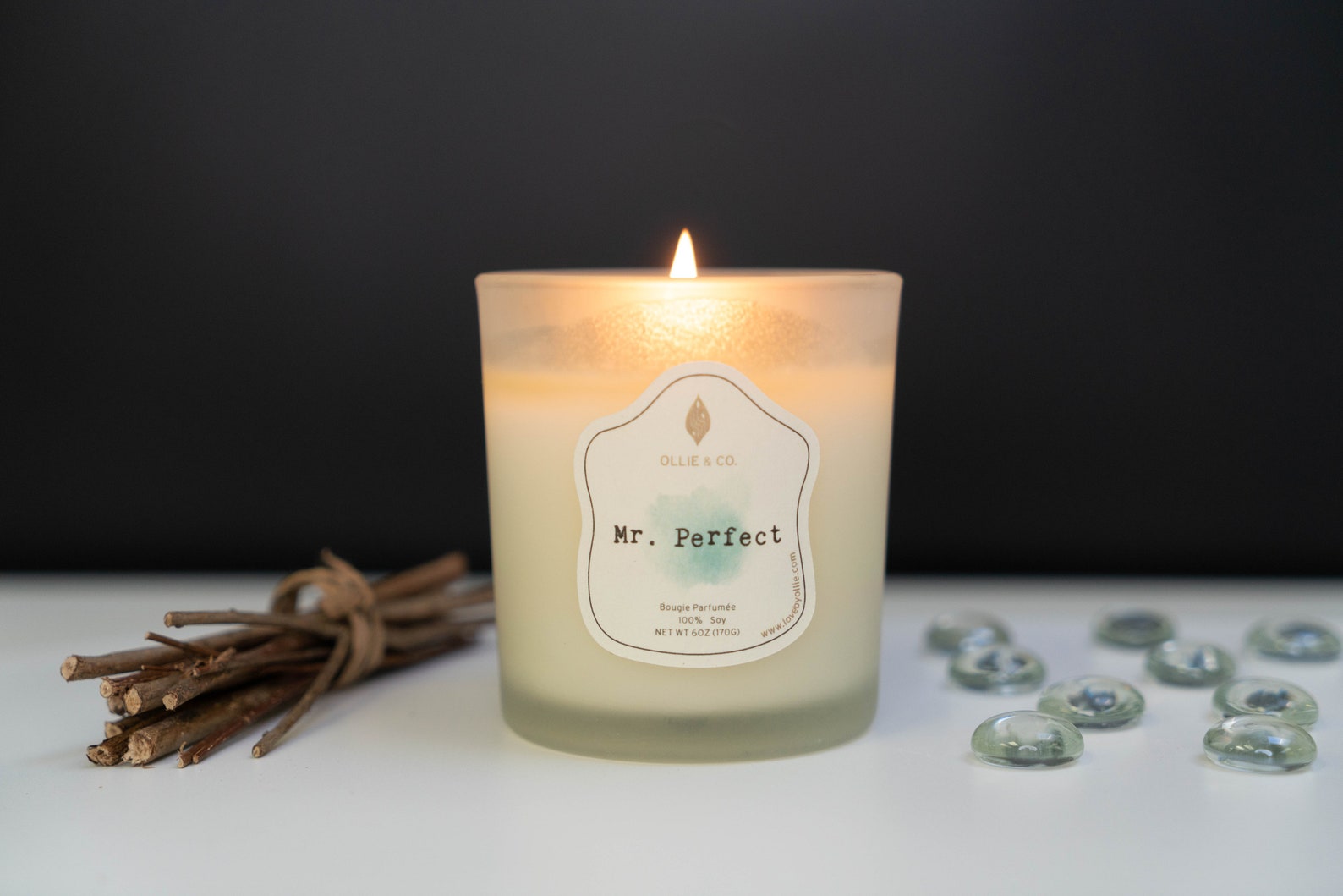 Mr. Perfect Scented Candle 6oz Soy Candle Woody Etsy UK