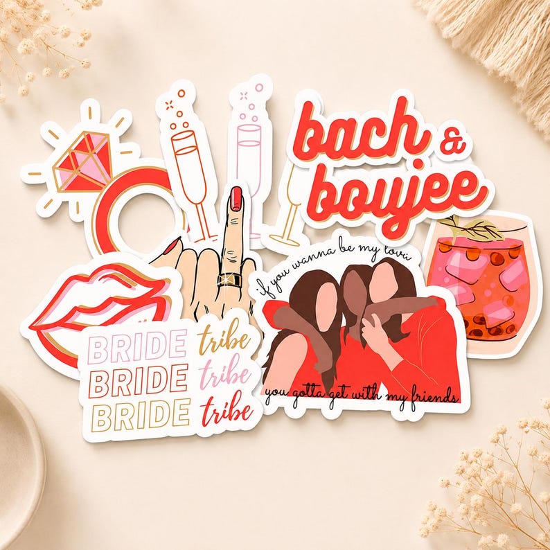 Bachelorette Party Stickers, Bachelorette Sticker, Bachelorette Gifts, Bachelorette Weekend Sticker, Bachelorette Party image 1