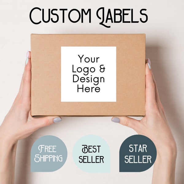 Custom Labels, Package Labels, Square Labels, Circle Labels, Custom stickers, Gift bag label, Business labels, Custom Roll Stickers, Party