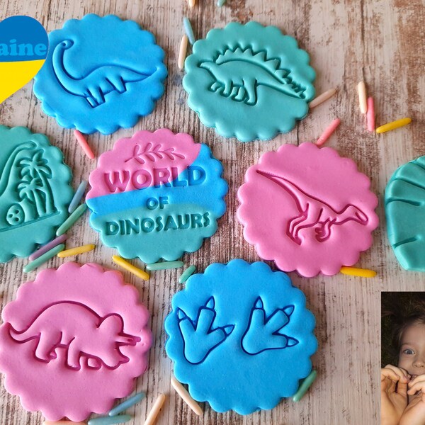Fondant Dinosaur Etsy