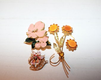 Floral Broaches / pins