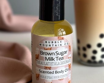 Brown Sugar Milk Tea Body Oil