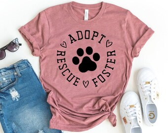 dog adoption shirts