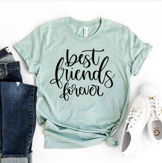 Best Friends Forever T-shirt Friendship Shirts Christmas - Etsy