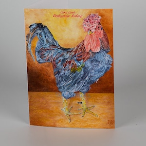 Personalisierte KLAPPKARTE mit weißem Umschlag 13 x 18 cm: von jedem unserer Kunststücke erhältlich