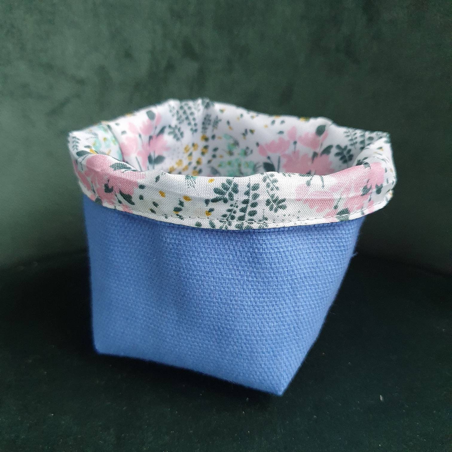 Mini Panier Boîte à Bijoux en Tissu. Large Choix Couleurs et Matières. Cadeau Femme. Rangement Salle