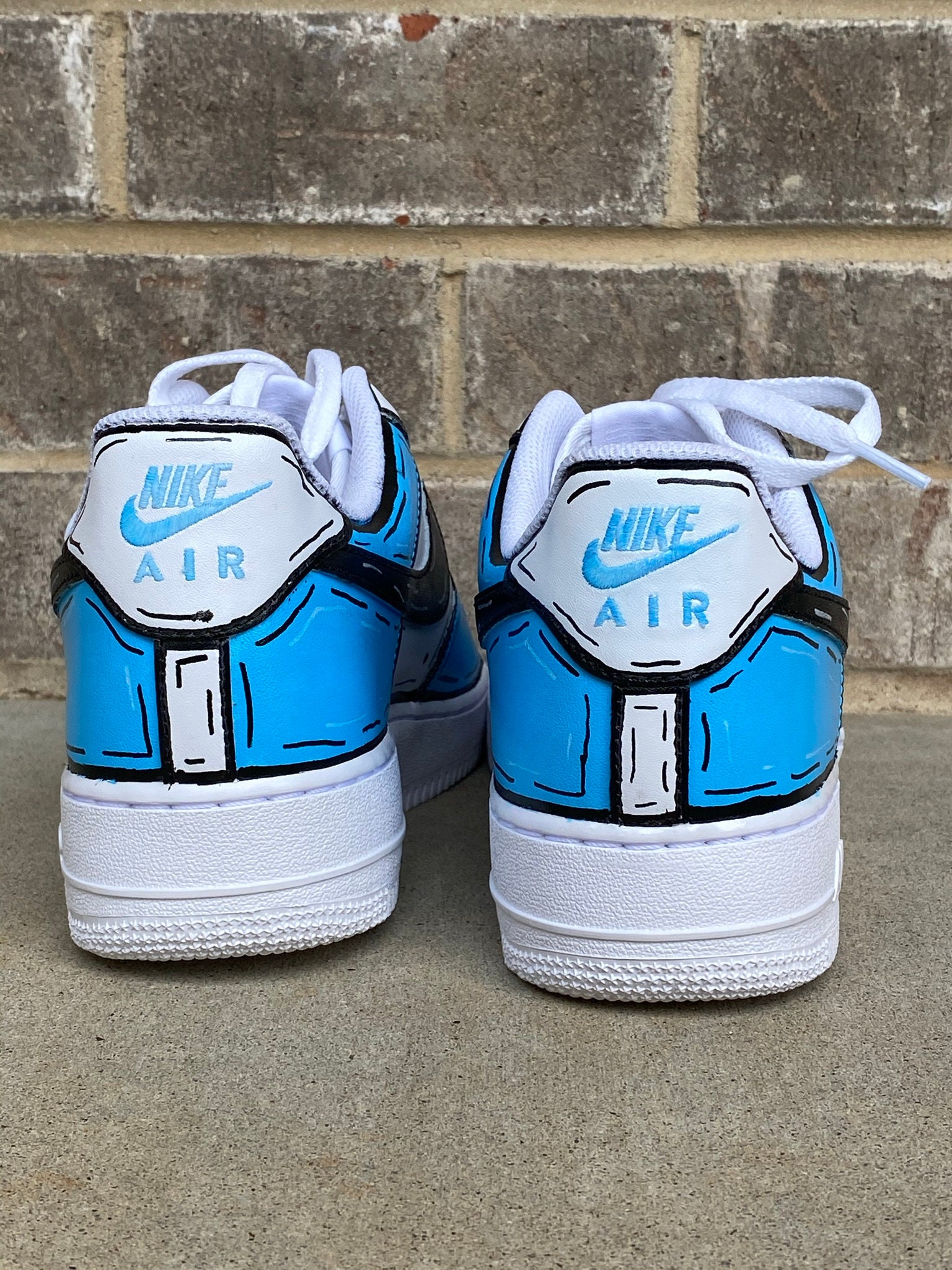 custom nike air force 1 cartoon
