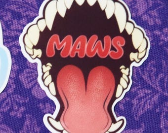 Maws/Paws Stickers - 2" Matte Furry Stickers