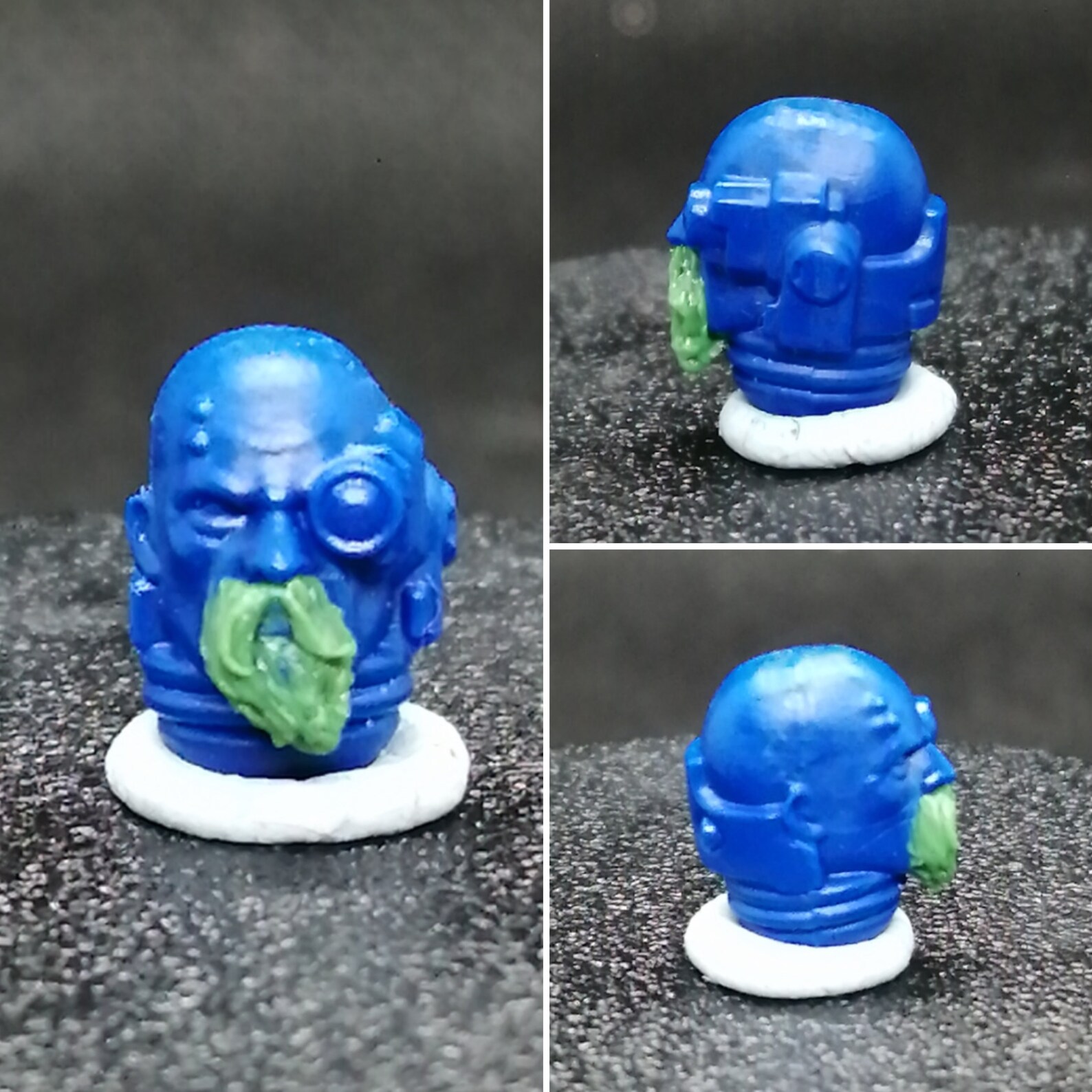 Customised Space Marine head Etsy