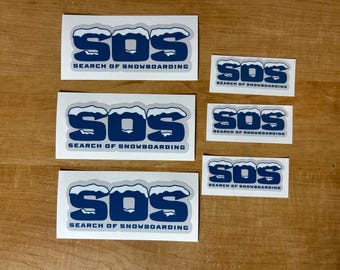 SOS Logo Sticker  6 Pack