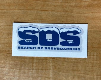 Small SOS Logo Sticker