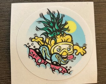 Snowy Pineapple Shreddin Sticker