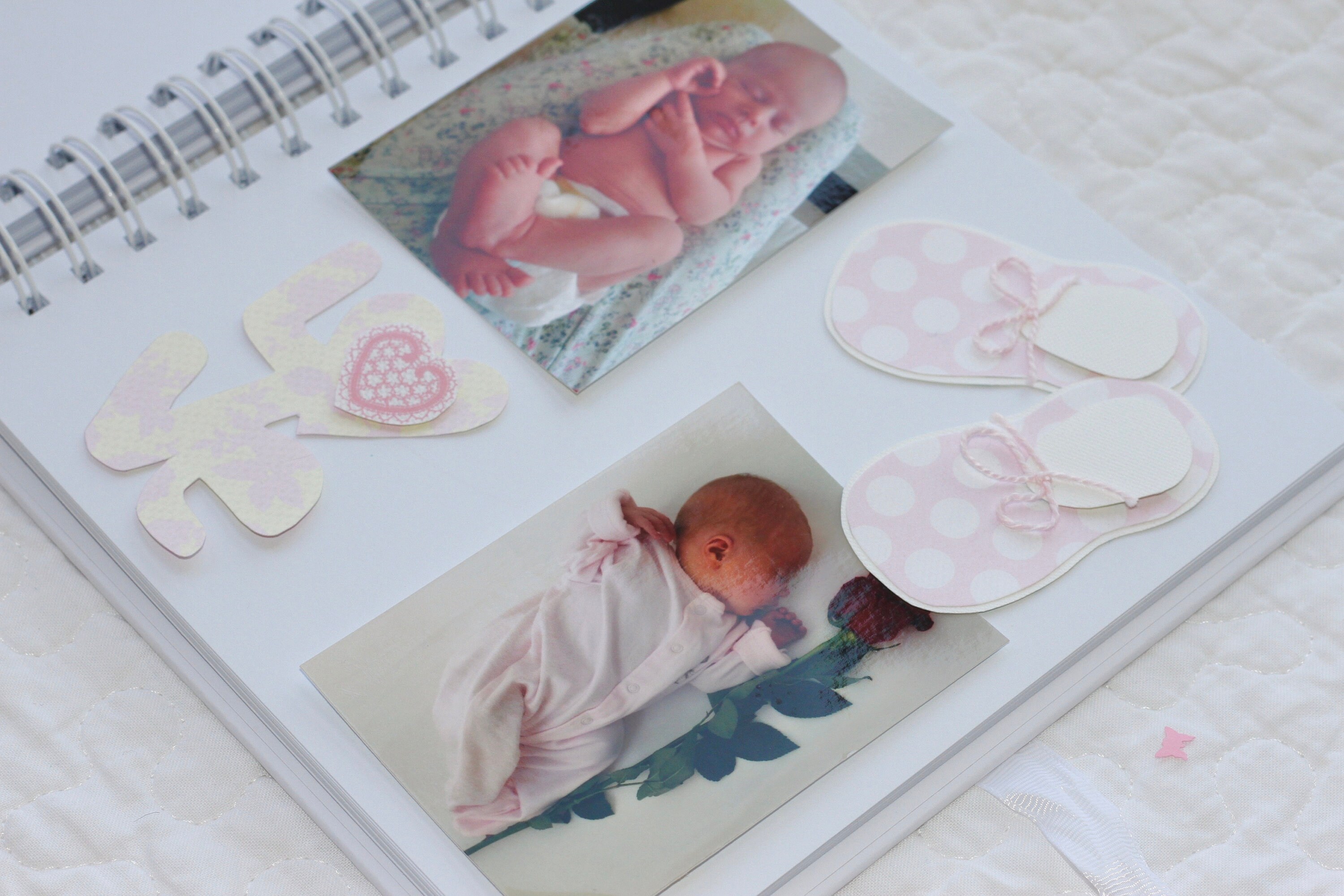 Album Baby Girl Baby Memory Book Girl Memory Photo Album Etsy