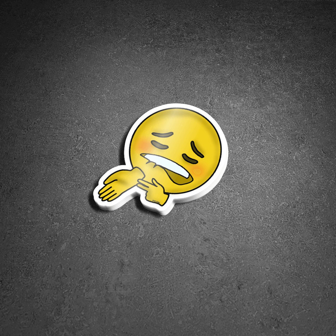 Sheesh Emoji Sticker | Etsy