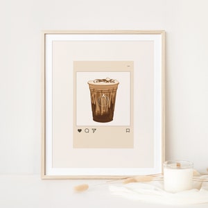 impressão fria da arte da parede de Digitas da fermentação | Cerveja Fria PSL | outono na moda pôster | Decoração de apartamento PSL Halloween | Download instantâneo