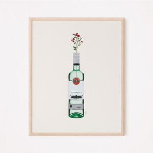 Rum x Flower | Bar Cart | Bar Art | Cocktail Art | Rum | Tequila | Vodka | Aperol | Whiskey | Drink Poster | Cocktail Art | Drinks | Cheers