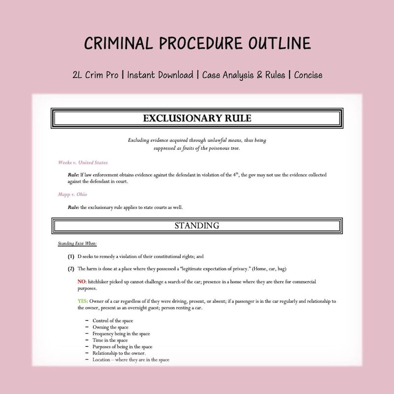 Law School Outline Template Etsy Law School Outline Template Etsy