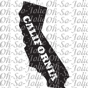 SVG numérique, Californie, SVG, pdf, png, jpg, Cricut