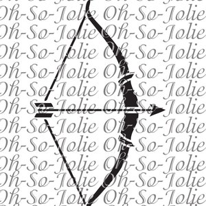 Digital SVG, Bow and Arrow , SVG, pdf, png, jpg, Cricut