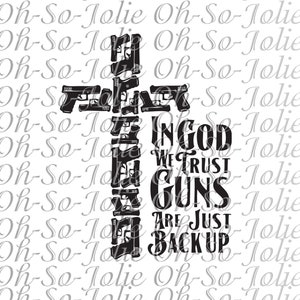 Digital SVG, In God We Trust , SVG, pdf, png, jpg, Cricut