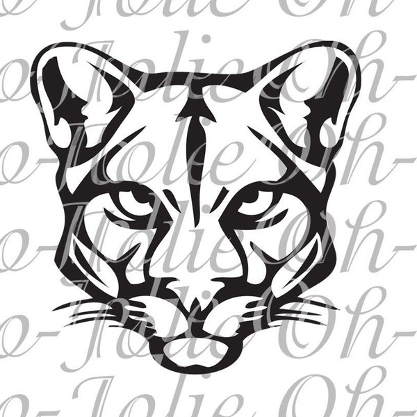 Digital SVG, Cougar , SVG, pdf, png, jpg, Cricut