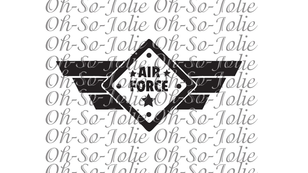 Digital SVG, Airforce , SVG, Pdf, Png, Jpg, Cricut - Etsy