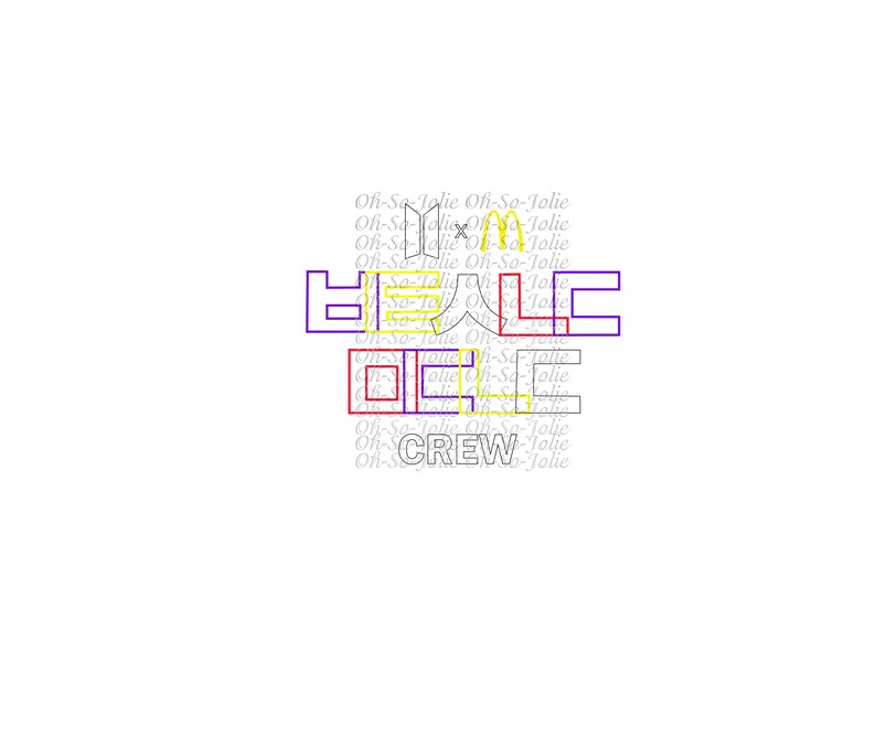 Digital svg, BTS logo,BTS McDonalds shirt svg, Bts McDonalds svg, Black Background, png clear background, K-Pop, BTS svg, pdf, png, jpg, image 2