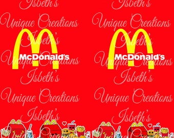 McDonald's Sublimation PNG