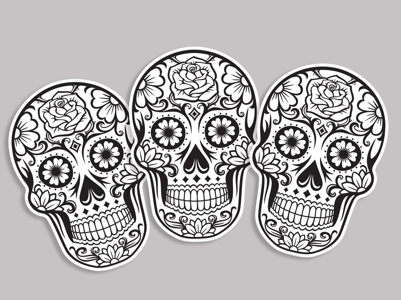 Calavera svg cráneo Dxf imágenes prediseñadas de cráneo - Etsy España