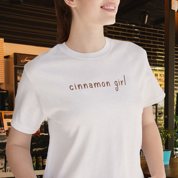 cinnamongirltees, Cinnamon Roll Shirt Bow Graphic Baking Shirt Pastry T-shirt Vanilla Girl Clothes Gift Coquette Top Cinnamon girl tee y2k