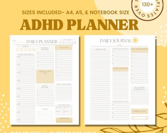 ADHD Planner volwassene, ADHD Planner, ADHD volwassen organisator