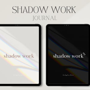 Shadow work journal, goodnotes journal, mental health journal