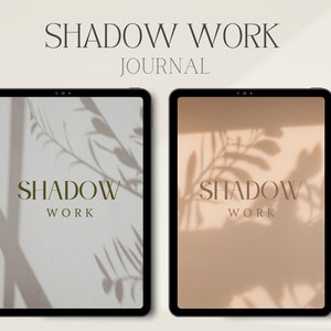 Journal de travail de l&#39;ombre, Travail de l&#39;ombre numérique, Journal Goodnotes, Journal de la santé mentale