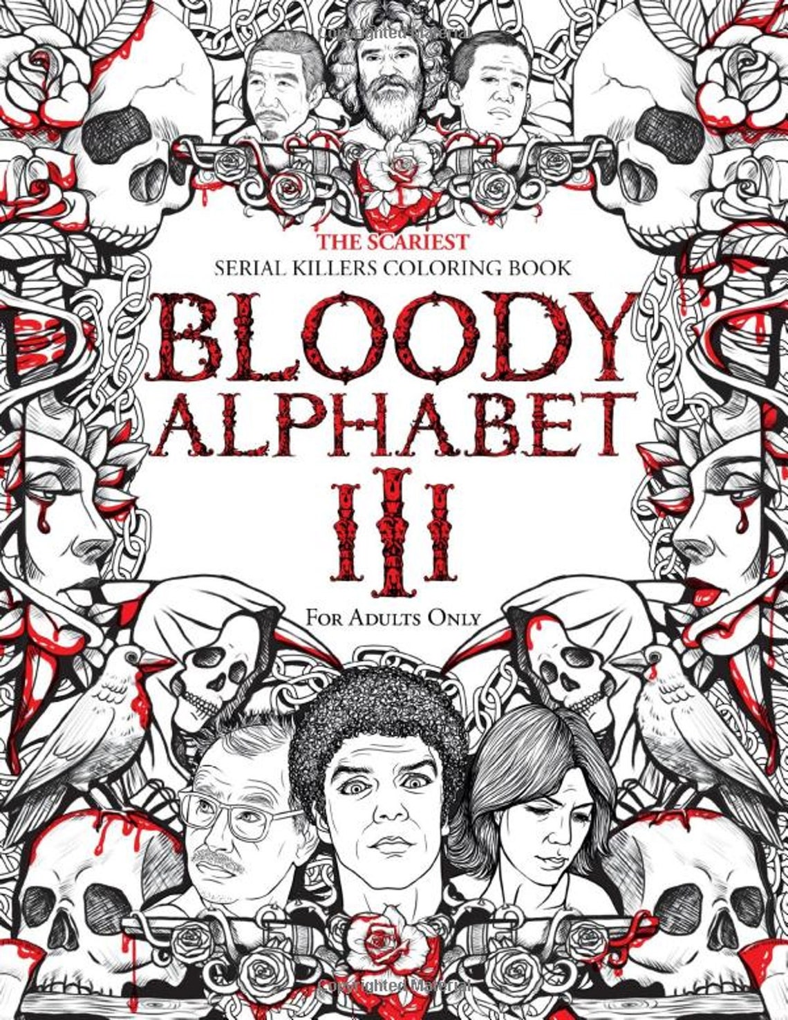 BLOODY ALPHABET 3 The Scariest Serial Killers Coloring Book. A | Etsy