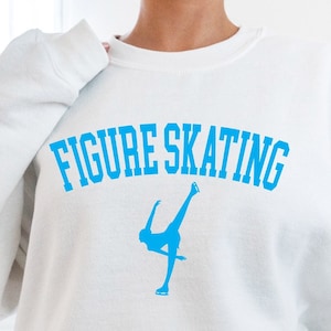 Figure Skating Sweatshirt, Ice Skating Sweatshirt, Gift for Ice Skater, Ice Skating Gift, Figure Skating Gift, Skating Coach Gift, For Women